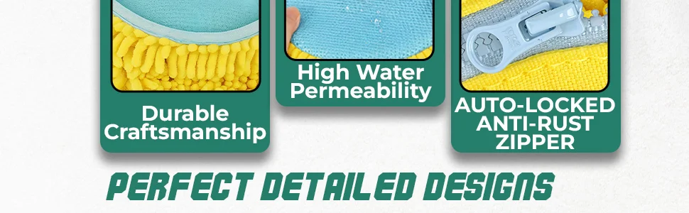 LunaXia Cushion, permeable mesh, and secure zipper details